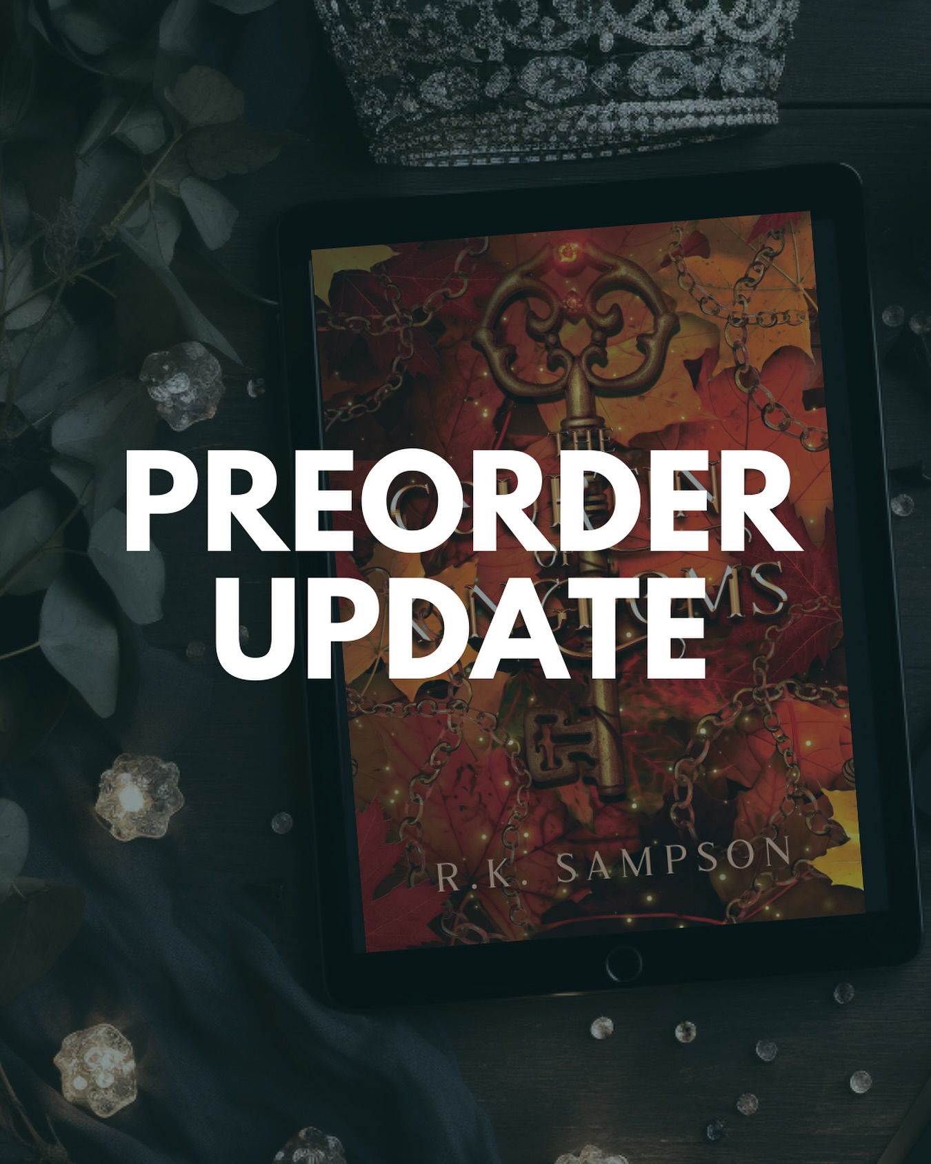 Update on The Courting of Kingdoms:

I will be cancelling the retail preorders for TCOK, which I had been aiming to come out in June.

I still hope to have it out this Summer. Preorders will be still be up on my website but will soon be updated to have an undefined date.

The book is nearly complete, but I was doing a final pass to integrate some additional plot changes, and with my current load the timeline kept expanding. It was a tight deadline, but I thought I could possibly still make June, however there is a private family matter that needs my attention.

I wish I could say this delay was for something cool, but instead we’re just all really sad.

Thank you for your understanding. I will be offline for a while.