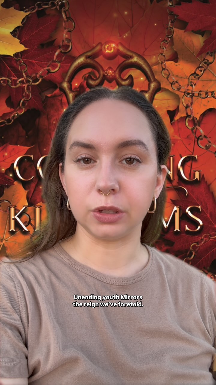 The Courting of Kingdoms by R. K. Sampson, available to preorder on ariajamespublishing.com (ebook, paperback, and hardcover) and Amazon (ebook) 🏰✨

In this Lightlark meets The Selection love triangle romantasy, thirty women compete to marry the prince, break the curse, and save the kingdom. Can’t be too hard right? 😆

If only Madeline’s heart would behave.